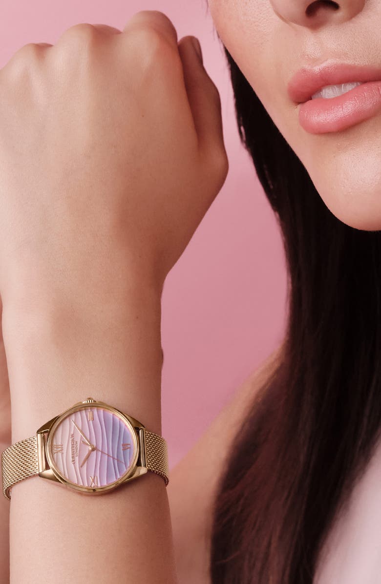 Olivia Burton Azure Mesh Strap Watch, 30mm, Alternate, color, 