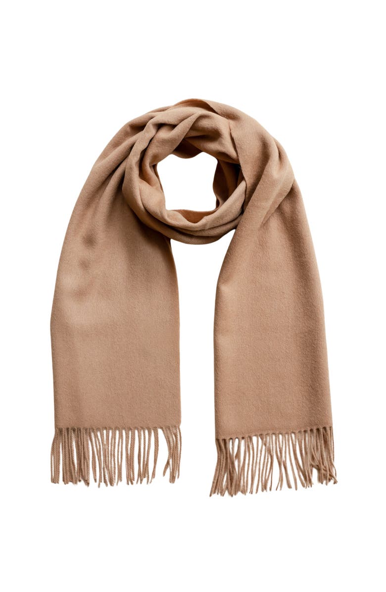 TBCo Lambswool Block Color Scarf, Main, color, Camel