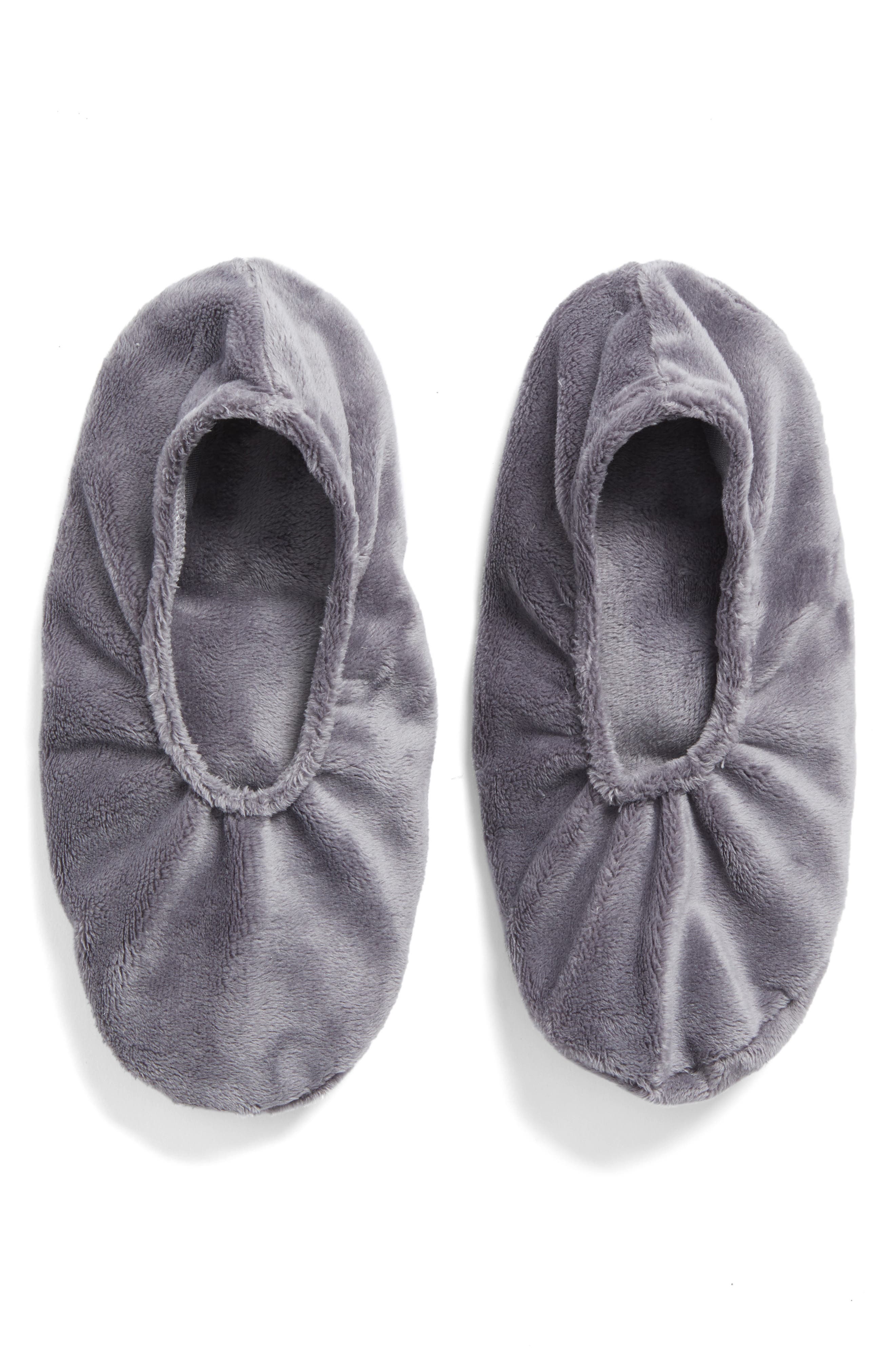Solid Charcoal Grey Footies (Nordstrom Exclusive), Main, color, NO COLOR