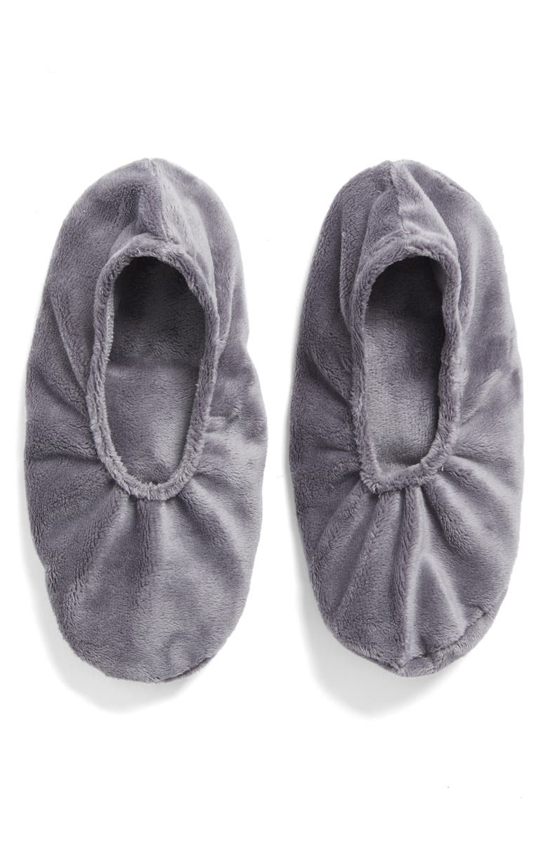 Sonoma Lavender Solid Charcoal Grey Footies, Main, color,