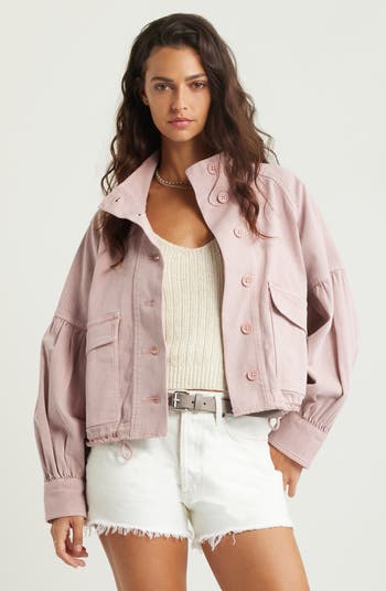 Treasure & Bond Blouson Twill Utility Jacket | Nordstrom Treasure & Bond Blouson Twill Utility Jacket | Nordstrom