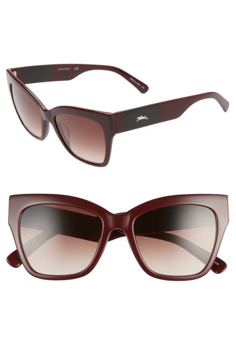 Heritage 53mm Gradient Cat Eye Sunglasses