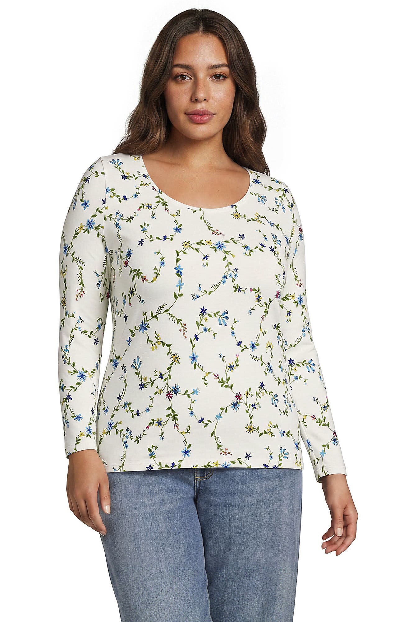 Ivory Multi Floral Vine
