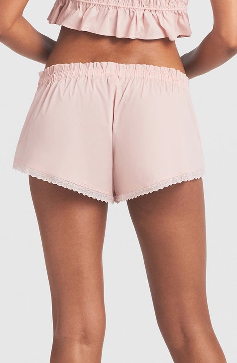 SKIMS Poplin Apparel Shorts, Alternate, color, Dusty Pink