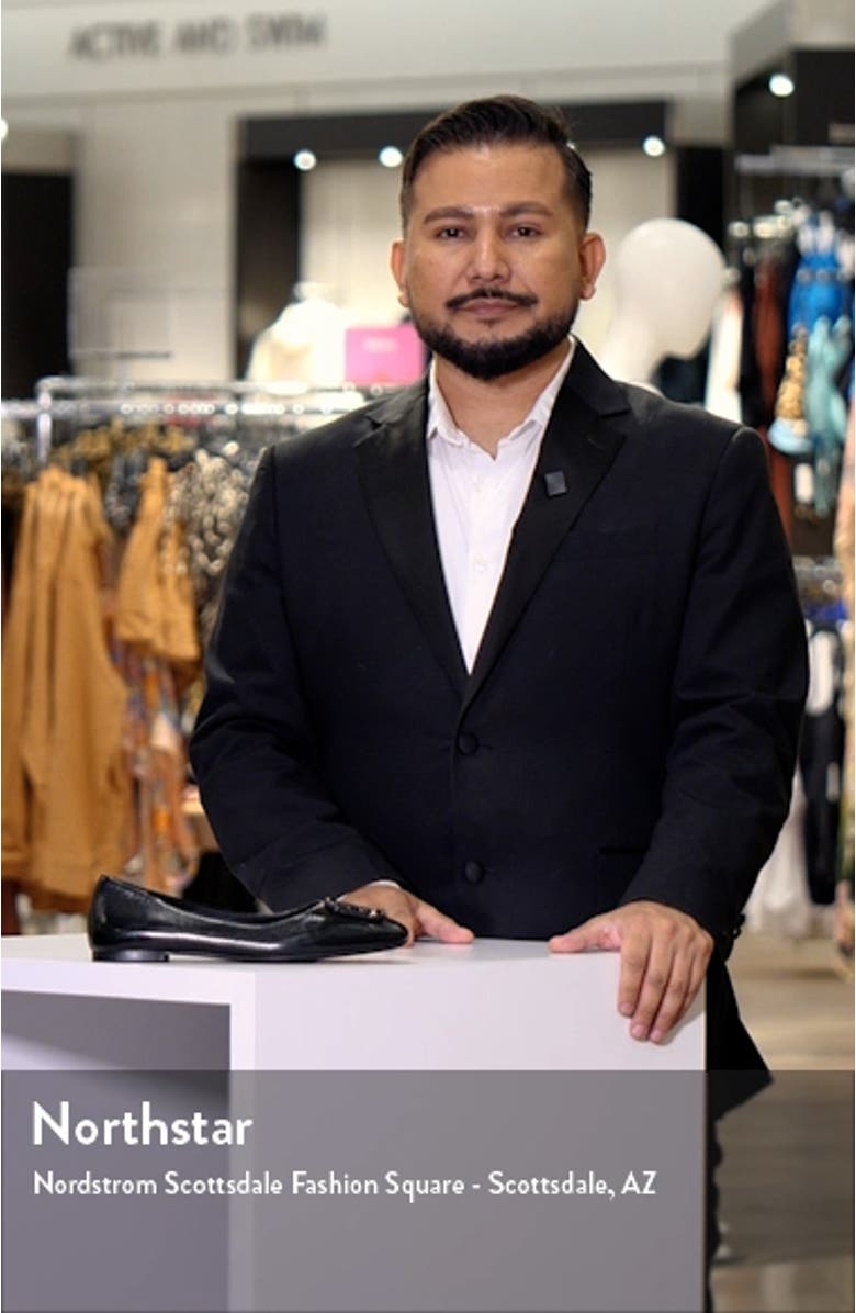 Georgia Pavé Square Toe Ballet Flat, sales video thumbnail