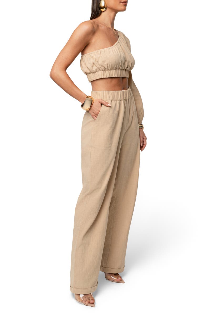 JLUXLABEL Coastal Tide Top & Pants, Alternate, color, Beige