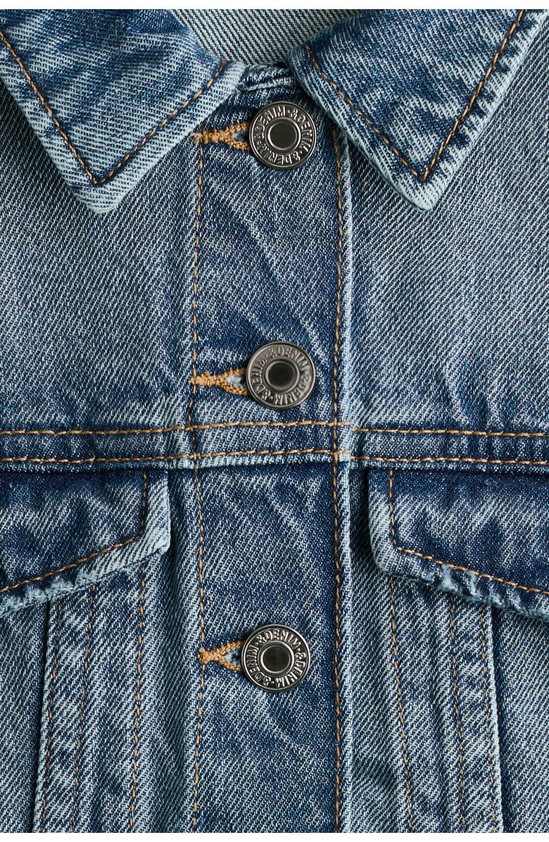 H&M Denim Jacket, Alternate, color, Denim Blue