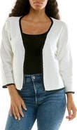 Nina Leonard Scalloped Bolero
