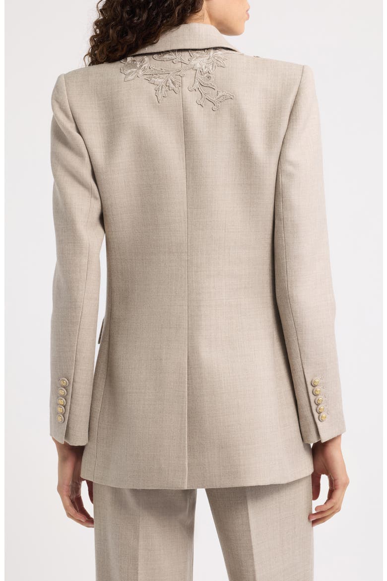 Violet Embroidered Wool Blazer, Alternate, color, OAT