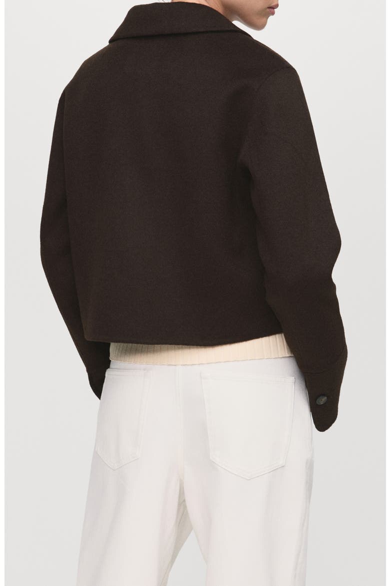 Wool Blend Jacket, Alternate, color, COFFEE