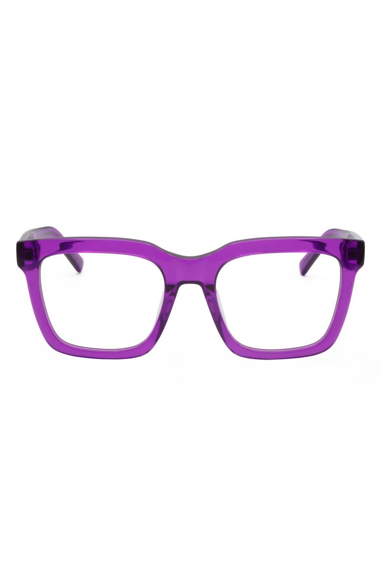 SUPER by RETROSUPERFUTURE<sup>®</sup> 58mm Square Optical Glasses, Main, color, Purple
