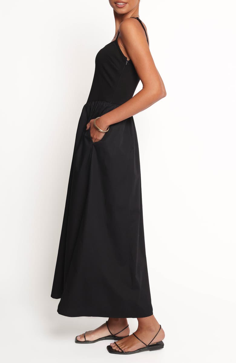 Petal & Pup Jacinta Maxi Dress, Alternate, color, Black