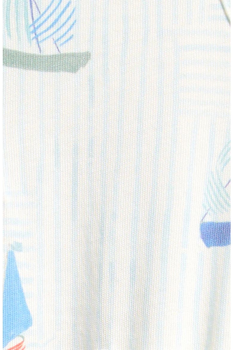 Sleeveless Organic Cotton Bodysuit, Alternate, color, SET SAIL