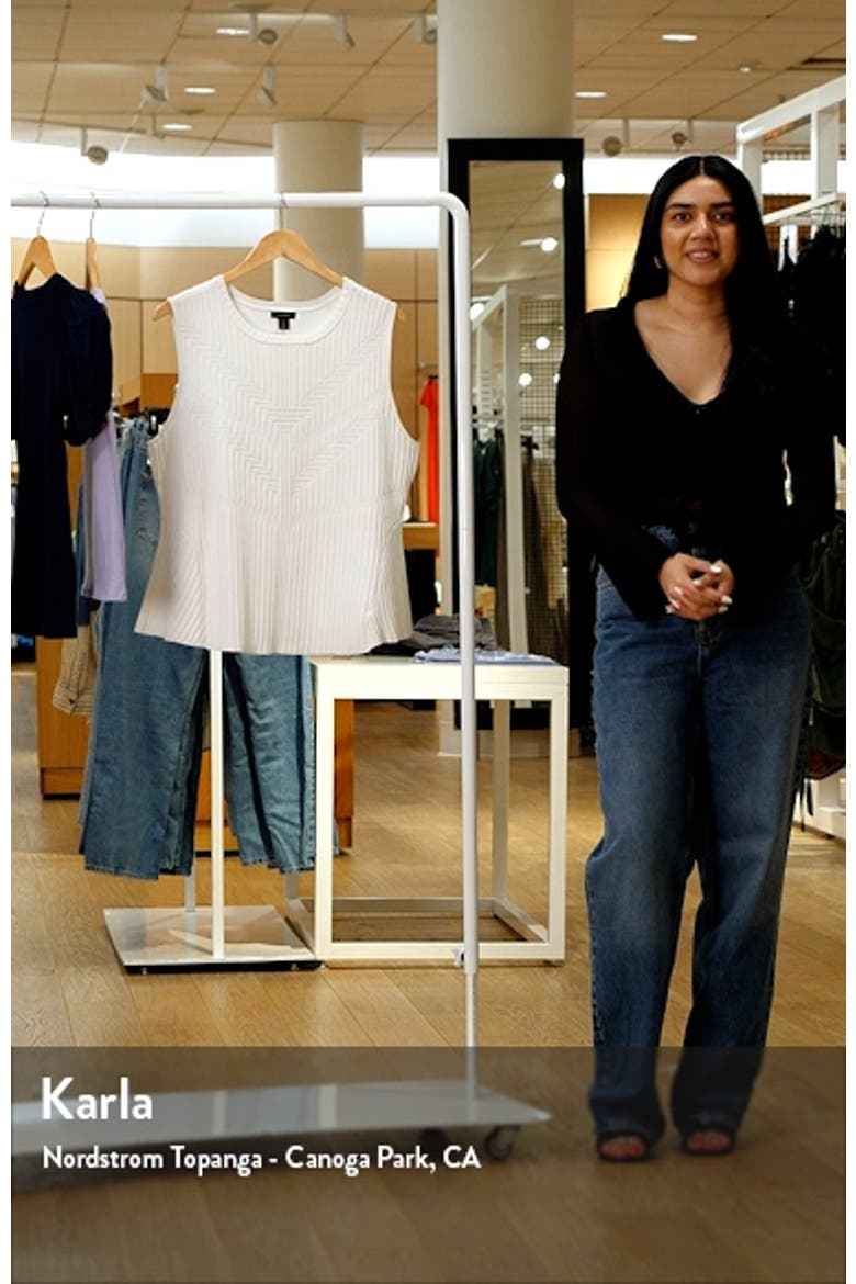 Peplum Rib Tank video