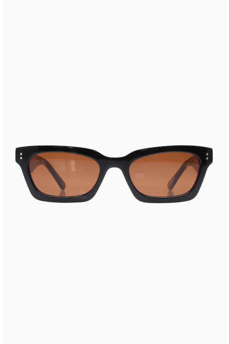 Luxe Ginsburg Sunglasses, Main, color, Onyx
