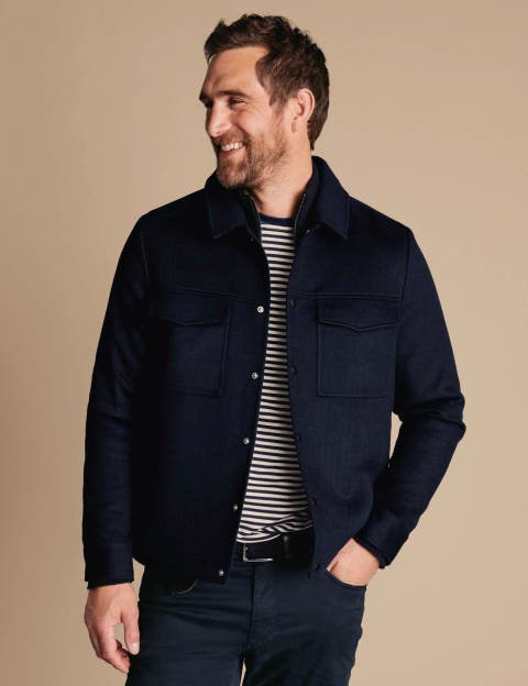 Pure Wool Harrington Jacket