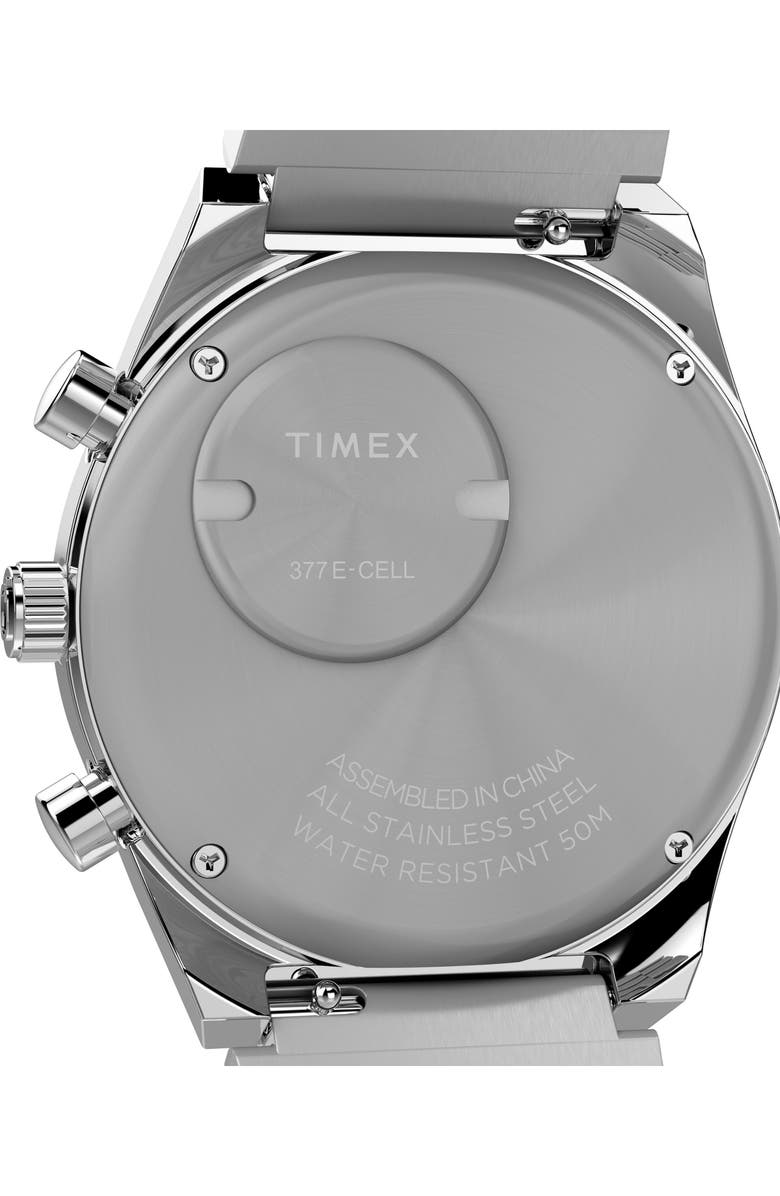 Timex<sup>®</sup> Falcon Eye Chronograph Bracelet Watch, 40mm, Alternate, color, Silver/ Green
