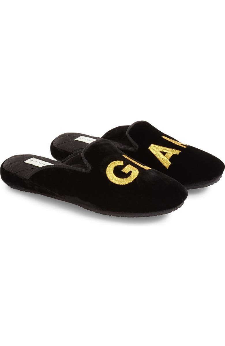 patricia green 'Glam' Scuff Slipper, Alternate, color,