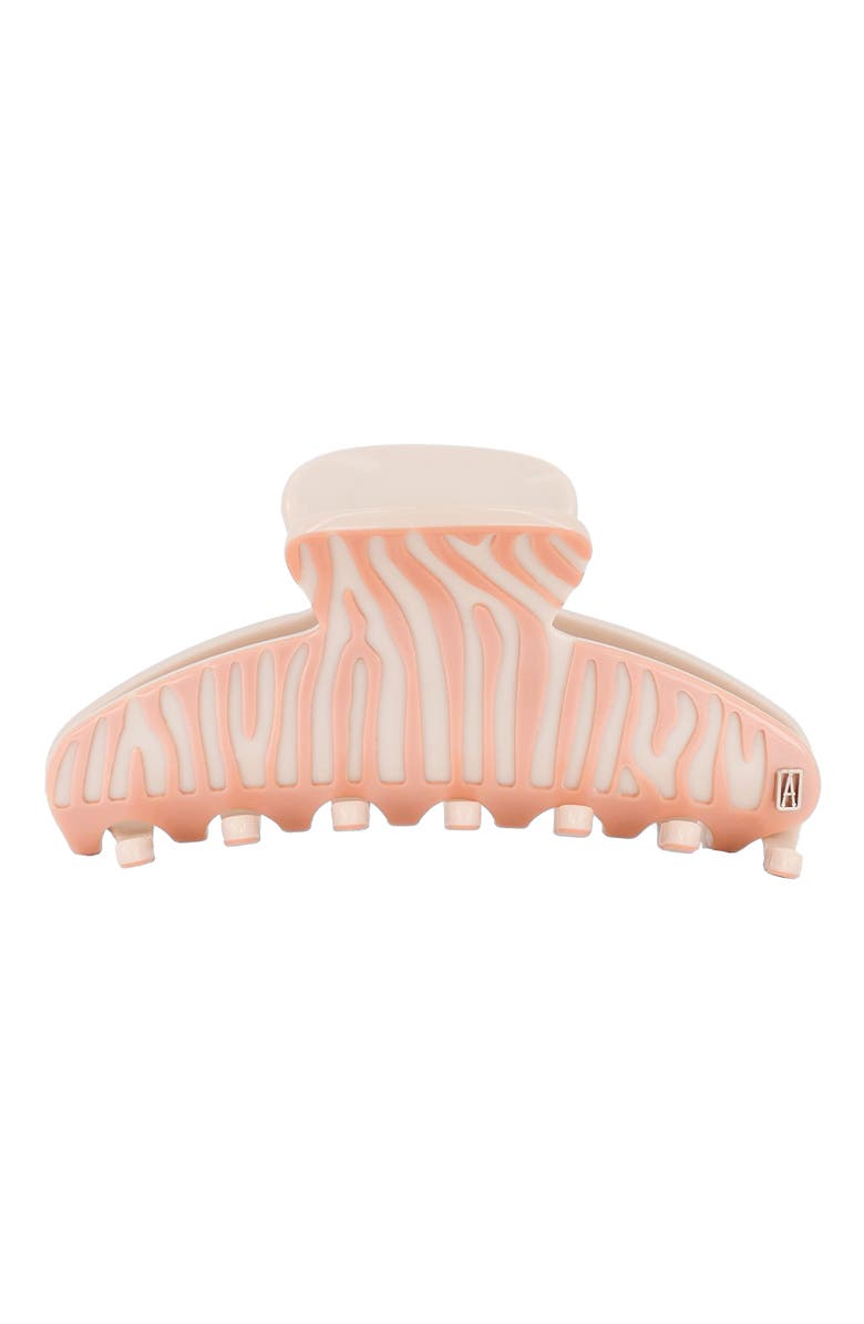 Alexandre de Paris Sauvage acetate hair clip, Alternate, color, Pink