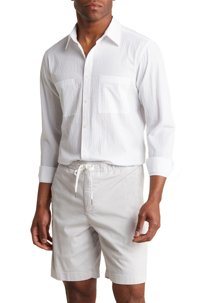 Irving 2P Spring Ripstop Shirt, Main, color, WHITE