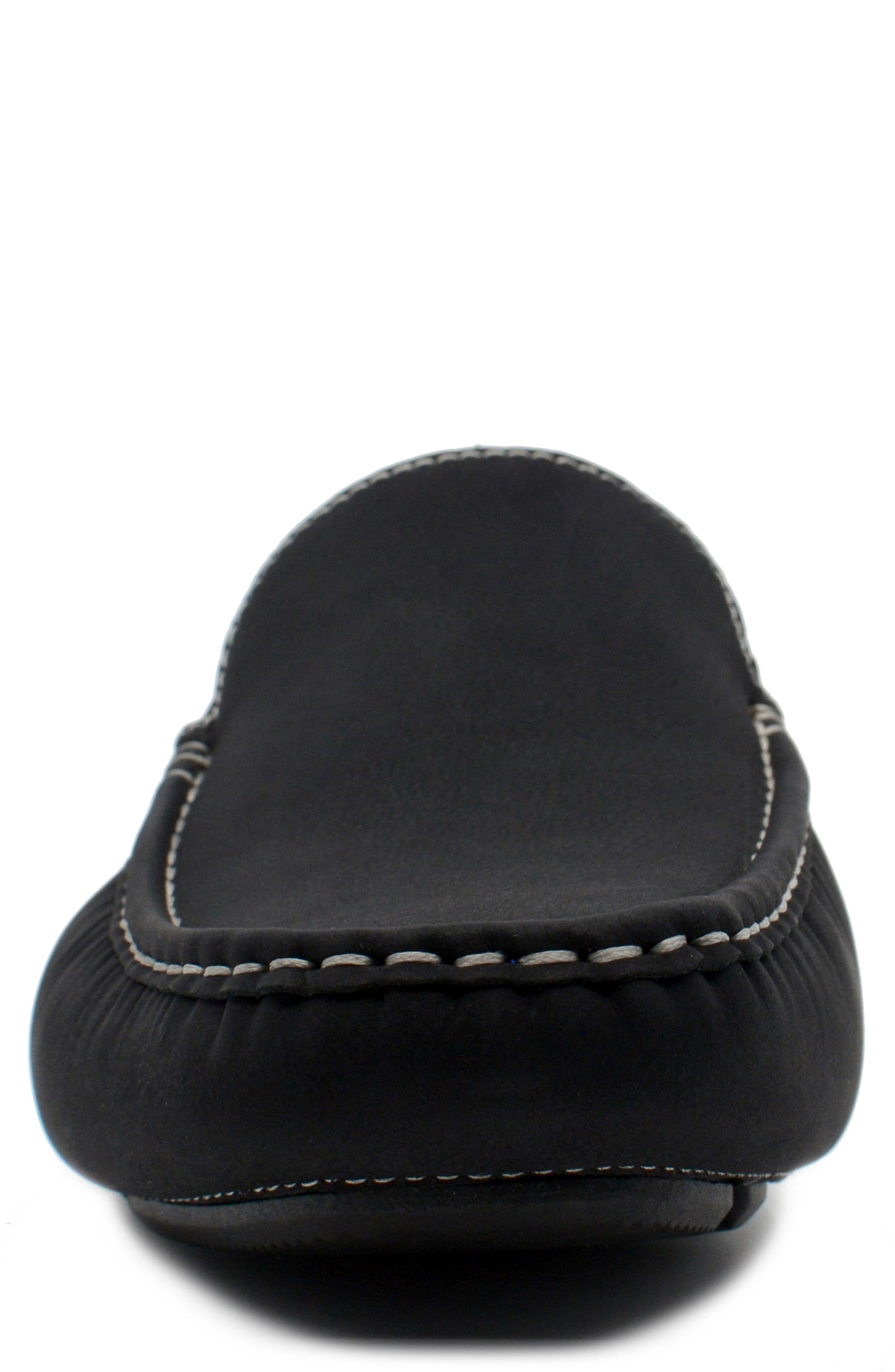 AKADEMIKS Driving Loafer, Alternate, color, Black