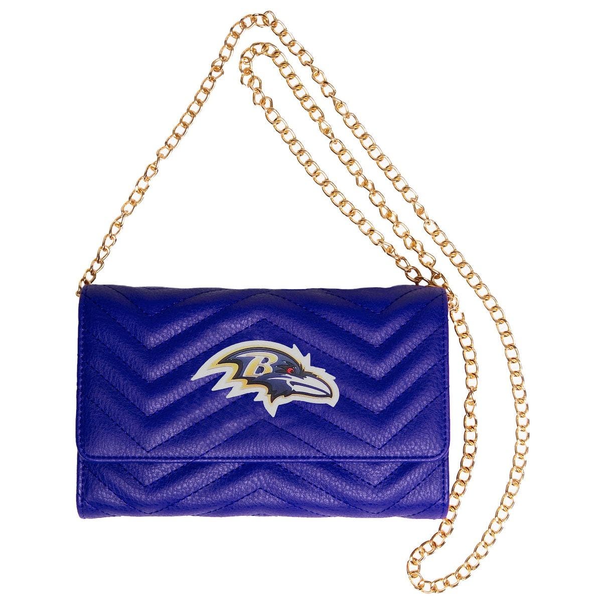 CUCE Baltimore Ravens Crossbody Purse, Main, color, 