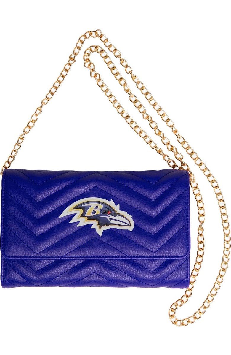 CUCE Baltimore Ravens Crossbody Purse, Main, color,
