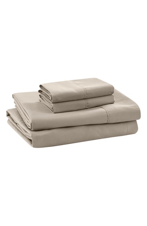 Solid Microfiber Sheet Set