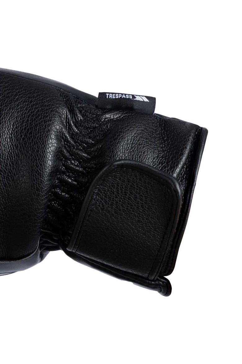 Fabiola Fleece Lined Logo Mittens, Alternate, color, Black