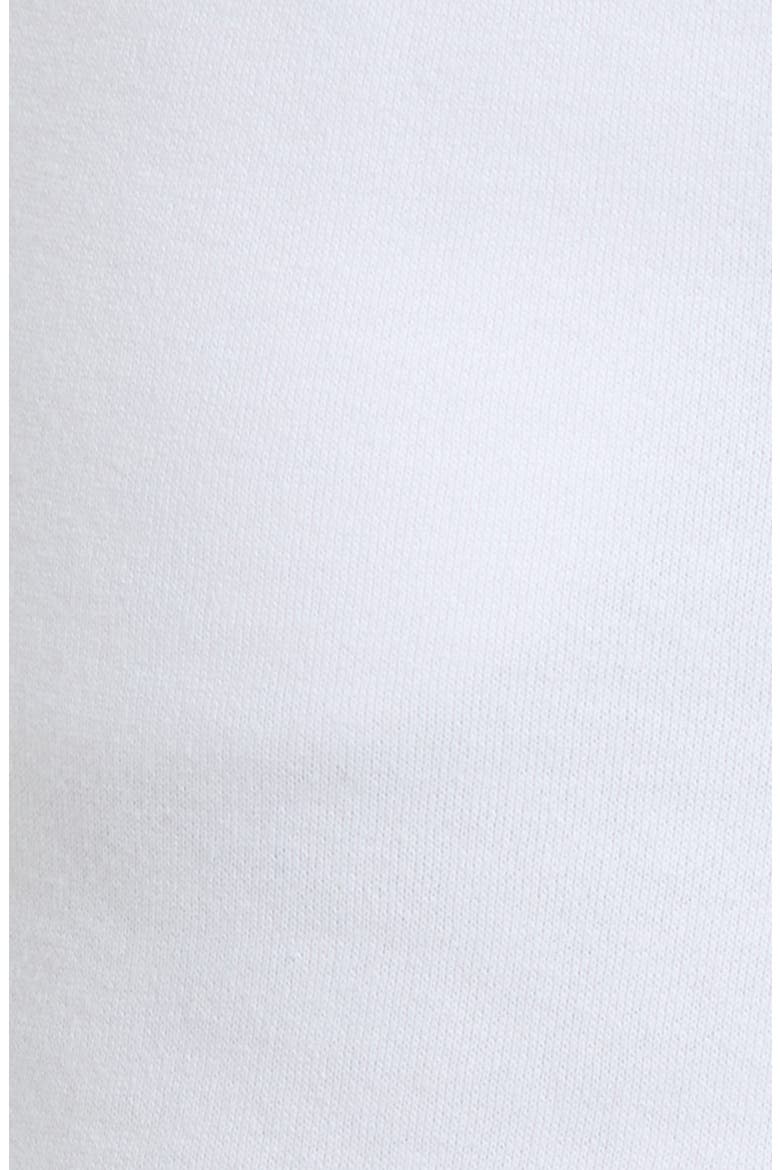 Luxe Fleece Sweat Shorts, Alternate, color, BRILLIANT WHITE