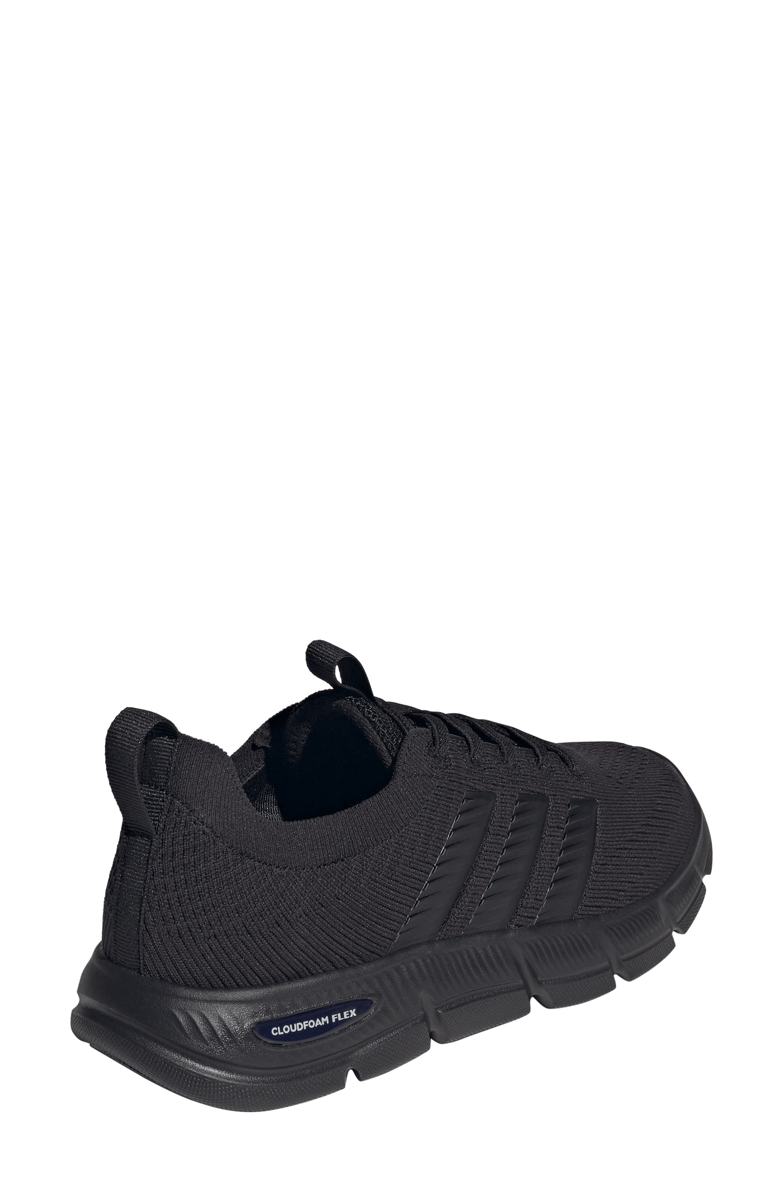 adidas Cloudfoam Flex Slounge Running Shoe, Alternate, color, Core Black/ Core Black