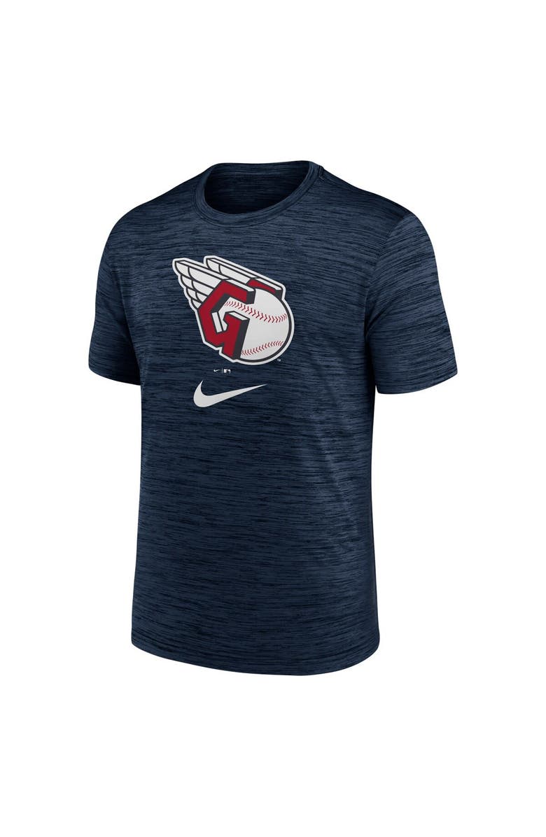 Nike Men's Nike Navy Cleveland Guardians Logo Velocity Performance T-Shirt, Alternate, color, Navy