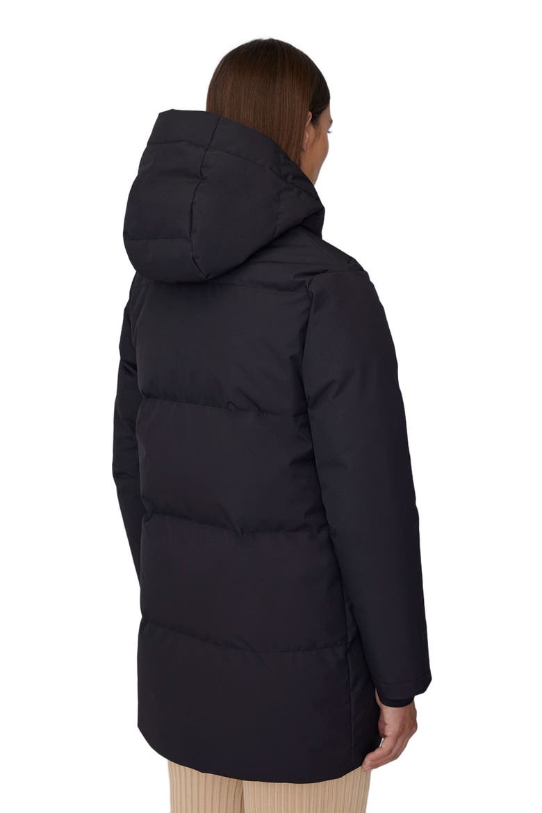 CHLOE | Hooded Down Winter Jacket, Alternate, color, Black