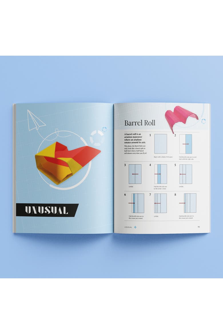 Ultimate Paper Plane Book, 352 Pages, Step by Step Project Instructions, Alternate, color, Multicolored