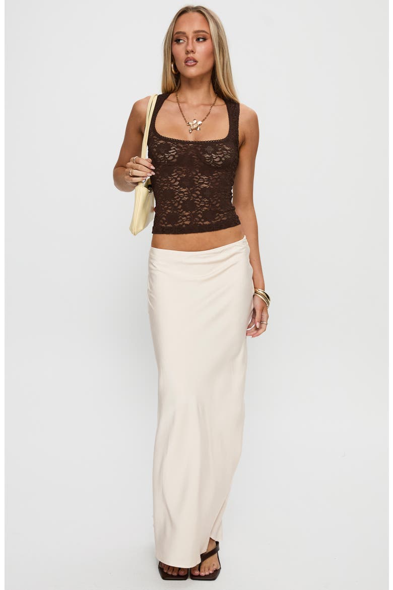 Haley Satin Maxi Skirt, Alternate, color, CHAMPAGNE