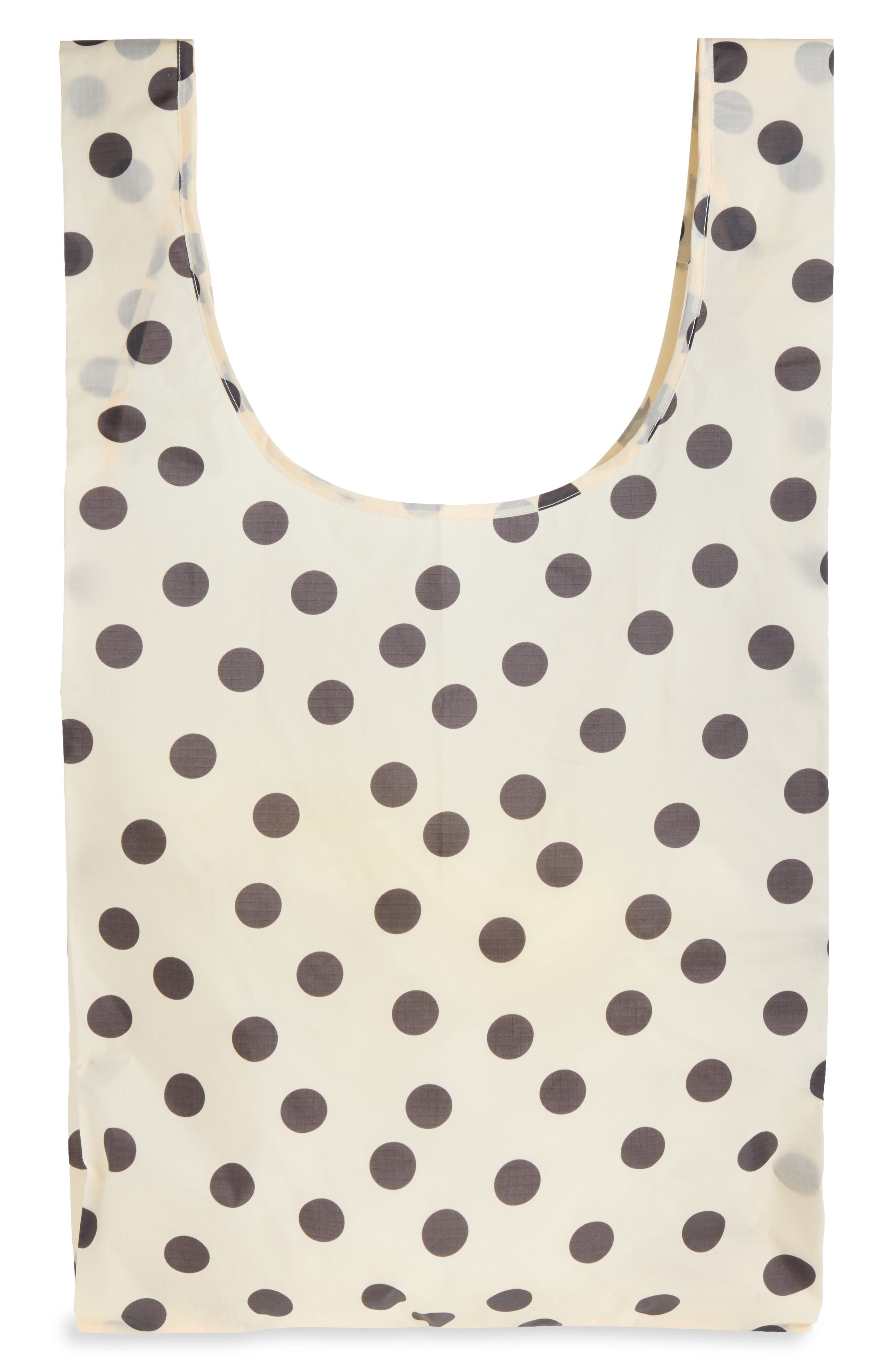 Big Baggu Tote, Alternate, color, CREAM AND BLACK POLKA DOT