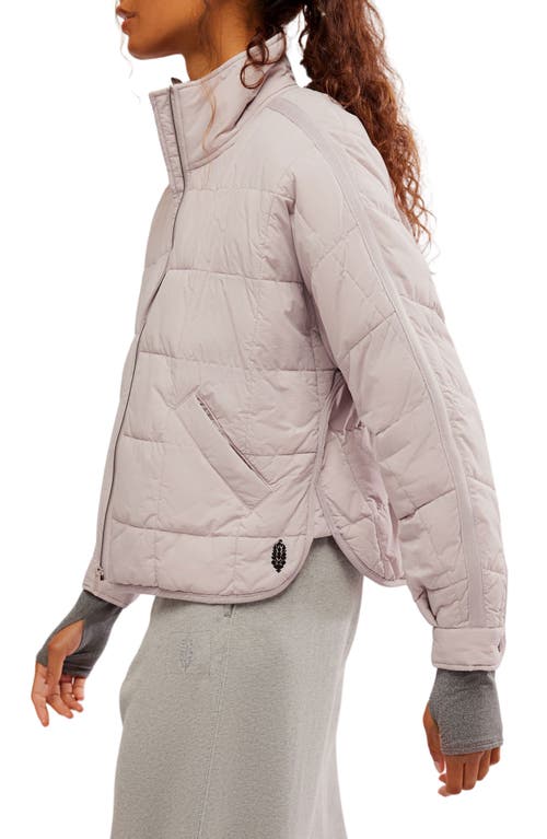 Free People Fp Movement Pippa Packable Puffer Jacket In Gray