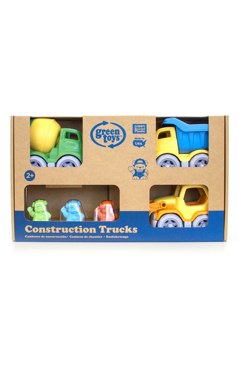 Green Toys Construction Trucks Toy Set, Alternate, color, 