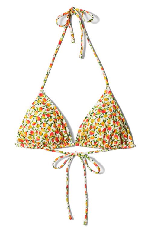 & Other Stories Triangle Bikini Top In Green