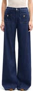 Seven Lotta Tailorless High Waist Wide Leg Jeans