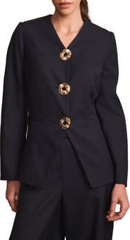 MINT VELVET Wool Blend Sculpted Jacket