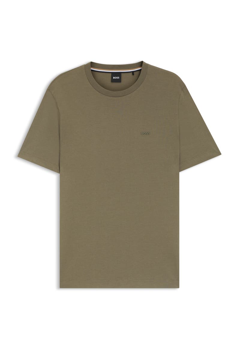 Thompson Solid T-Shirt, Alternate, color, OPEN BROWN