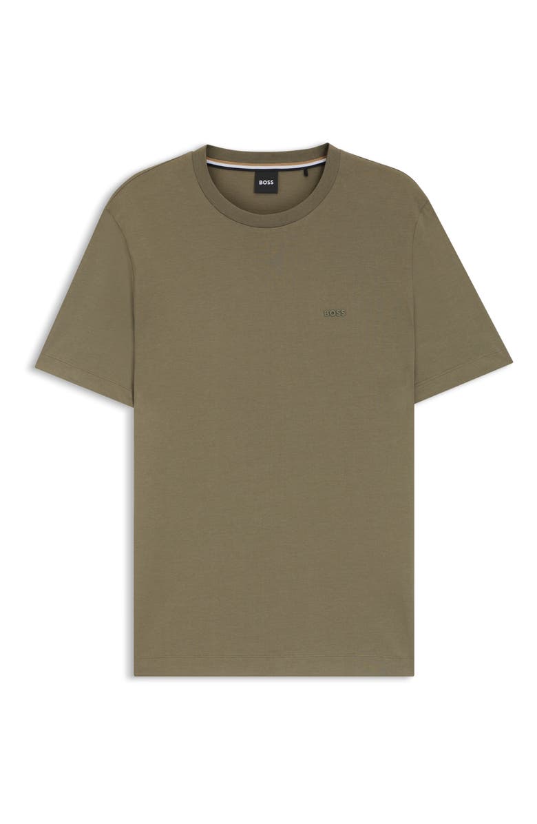 BOSS Thompson Solid T-Shirt, Alternate, color, Open Brown