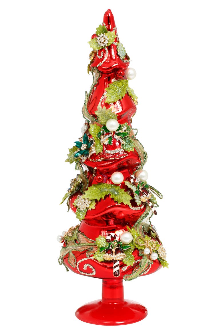 Jeweled Tree, Red, Small, Main, color, Red