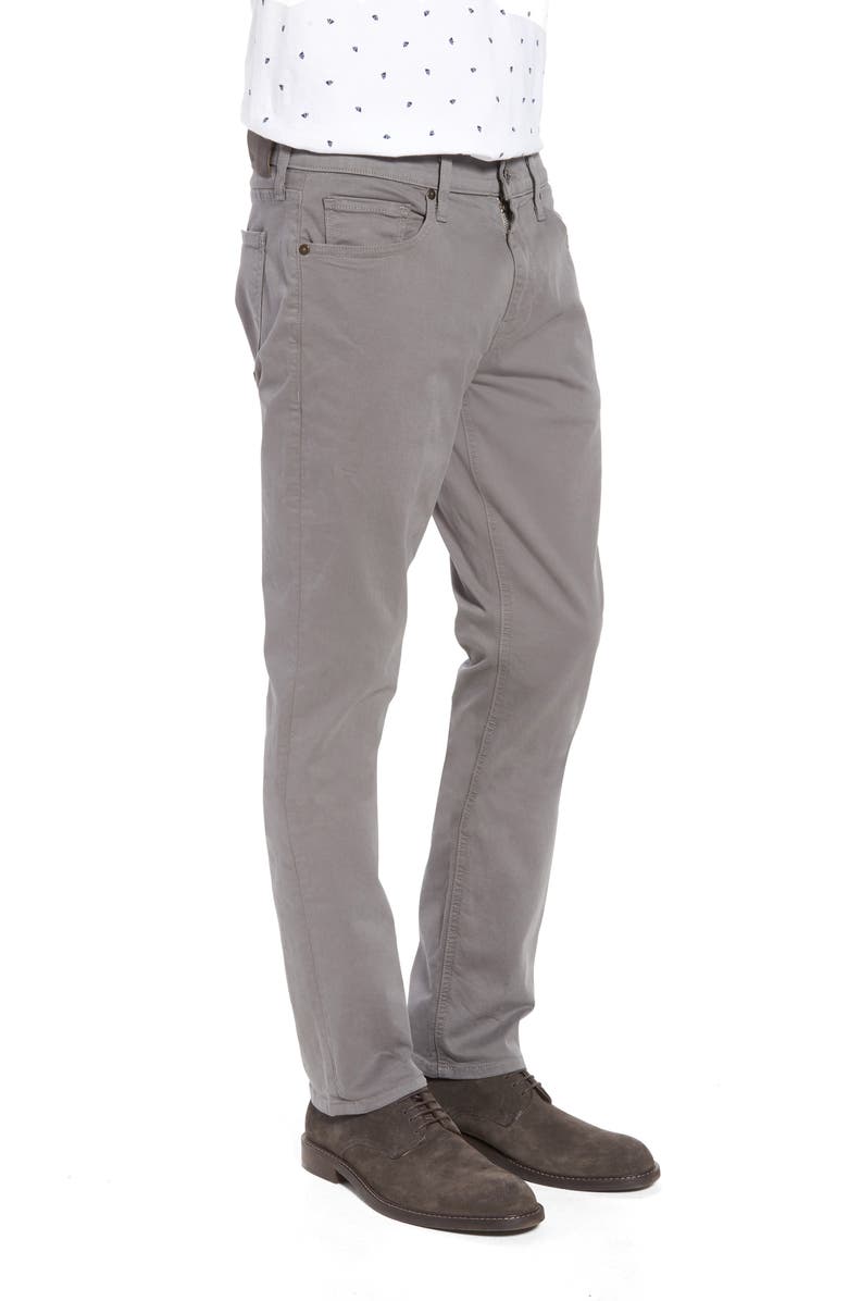 PAIGE 'Federal' Slim Straight Leg Twill Pants, Alternate, color, 