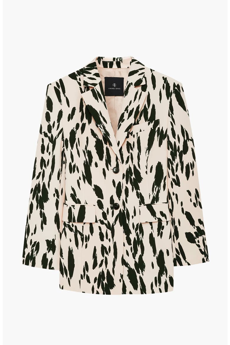 Laika Blazer, Alternate, color, Golden Beige Leopard