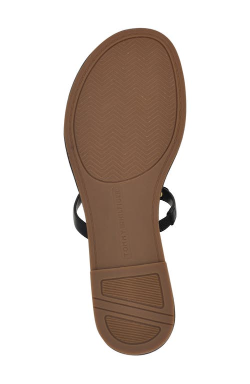 Tommy Hilfiger Litzy Flip Flop In Black