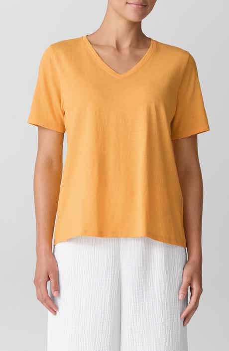 Easy V-Neck Organic Cotton T-Shirt
