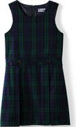 Lands' End Girls Uniform Plaid Jumper