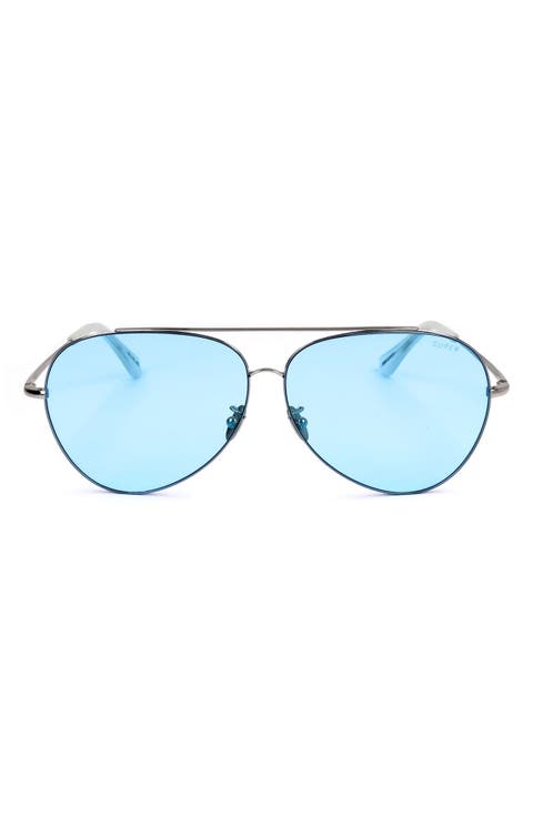 58mm Aviator Sunglasses